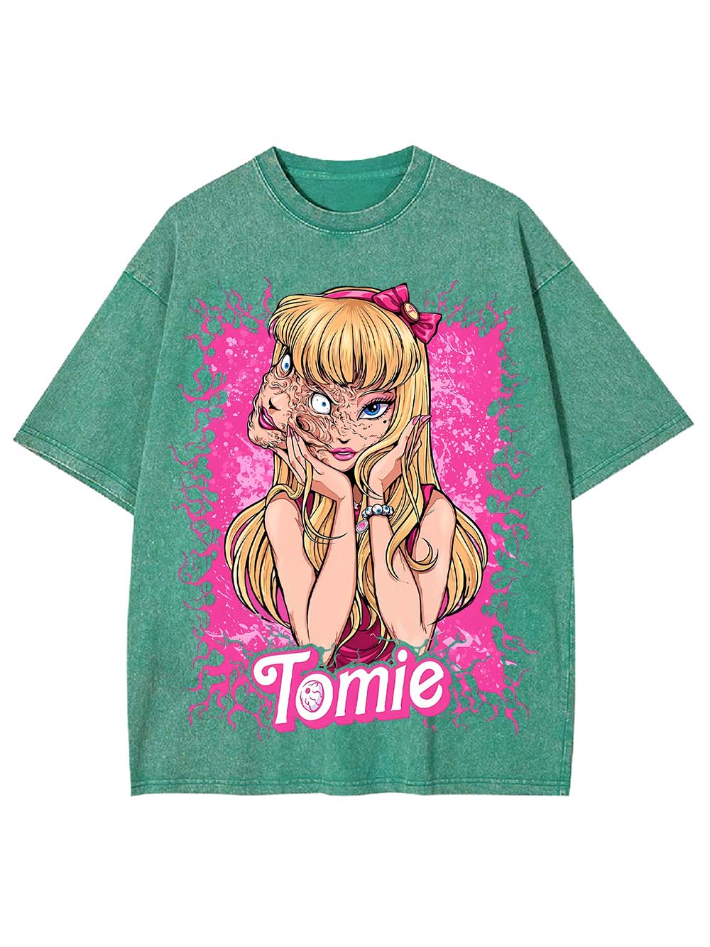 The Two Faces Of Tomie Washed Tshirt