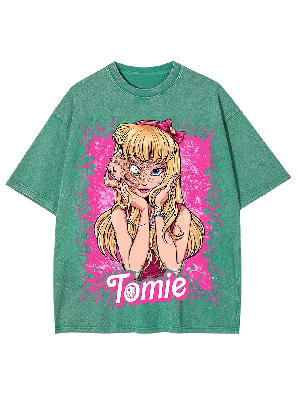 The Two Faces Of Tomie Washed Tshirt