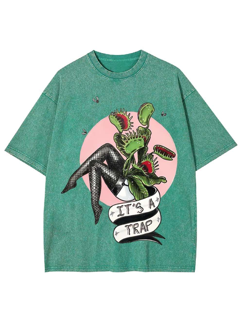 It's A Trap Washed Tshirt