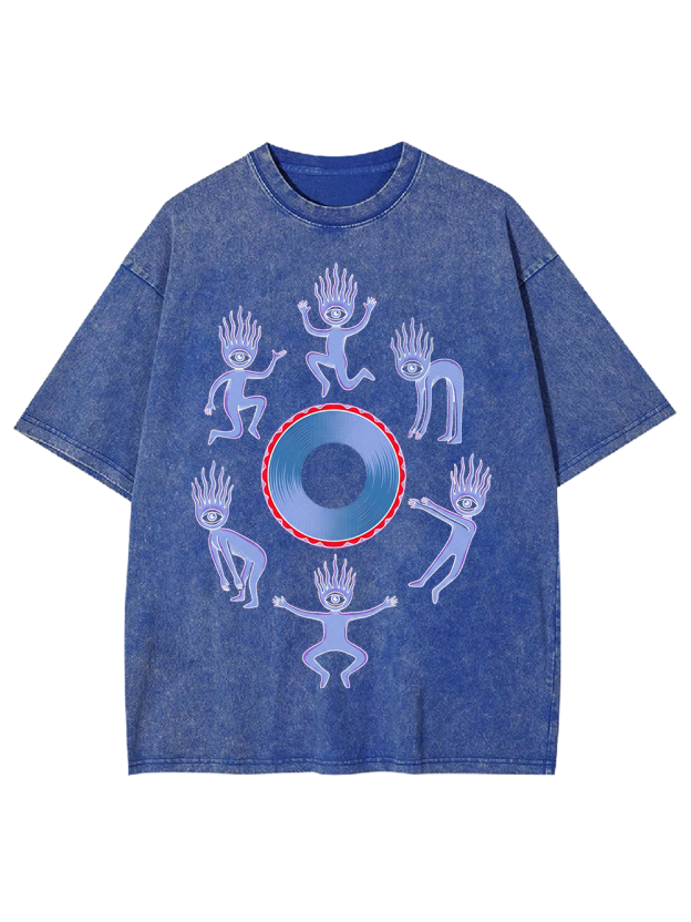 Psy Orbit  Washed Tshirt