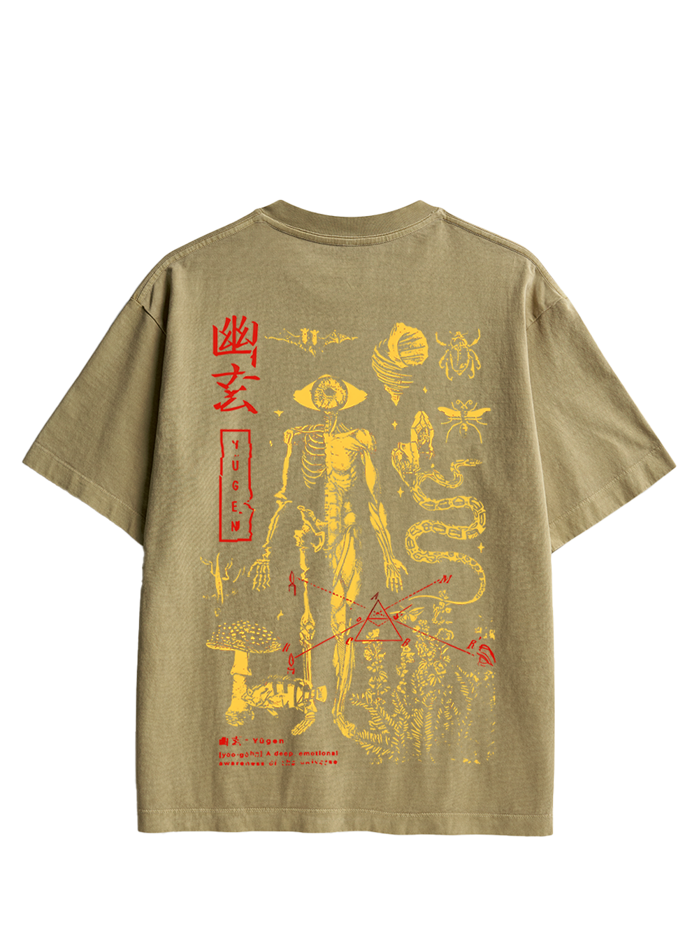 Yūgen Depths Double Sided Print Washed TShirt