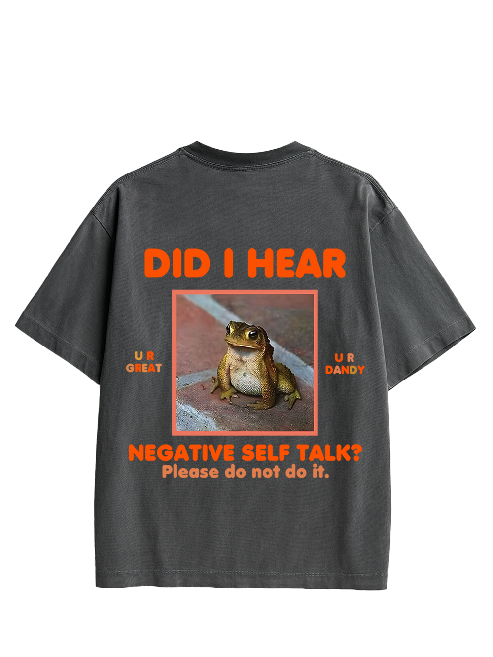 Frog Therapist Double Sided Print Washed TShirt