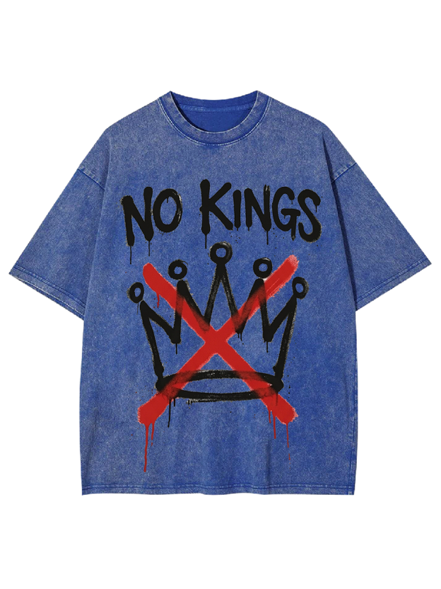 NO KINGS Washed Tshirt