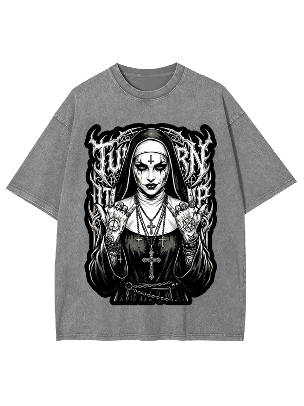 Rebel Nun Washed Tshirt