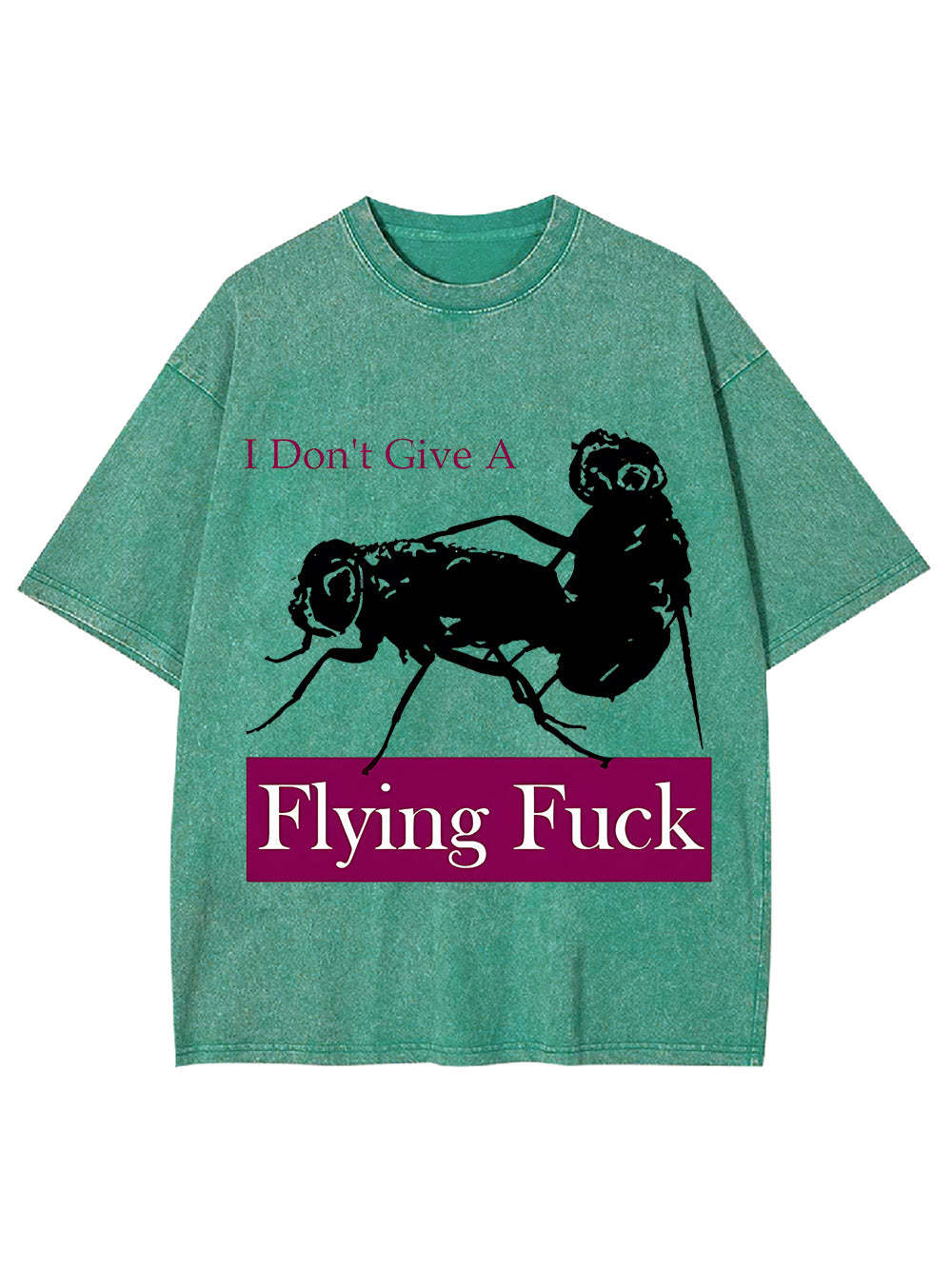 I Don't Give A Flying F*Ck Washed Tshirt