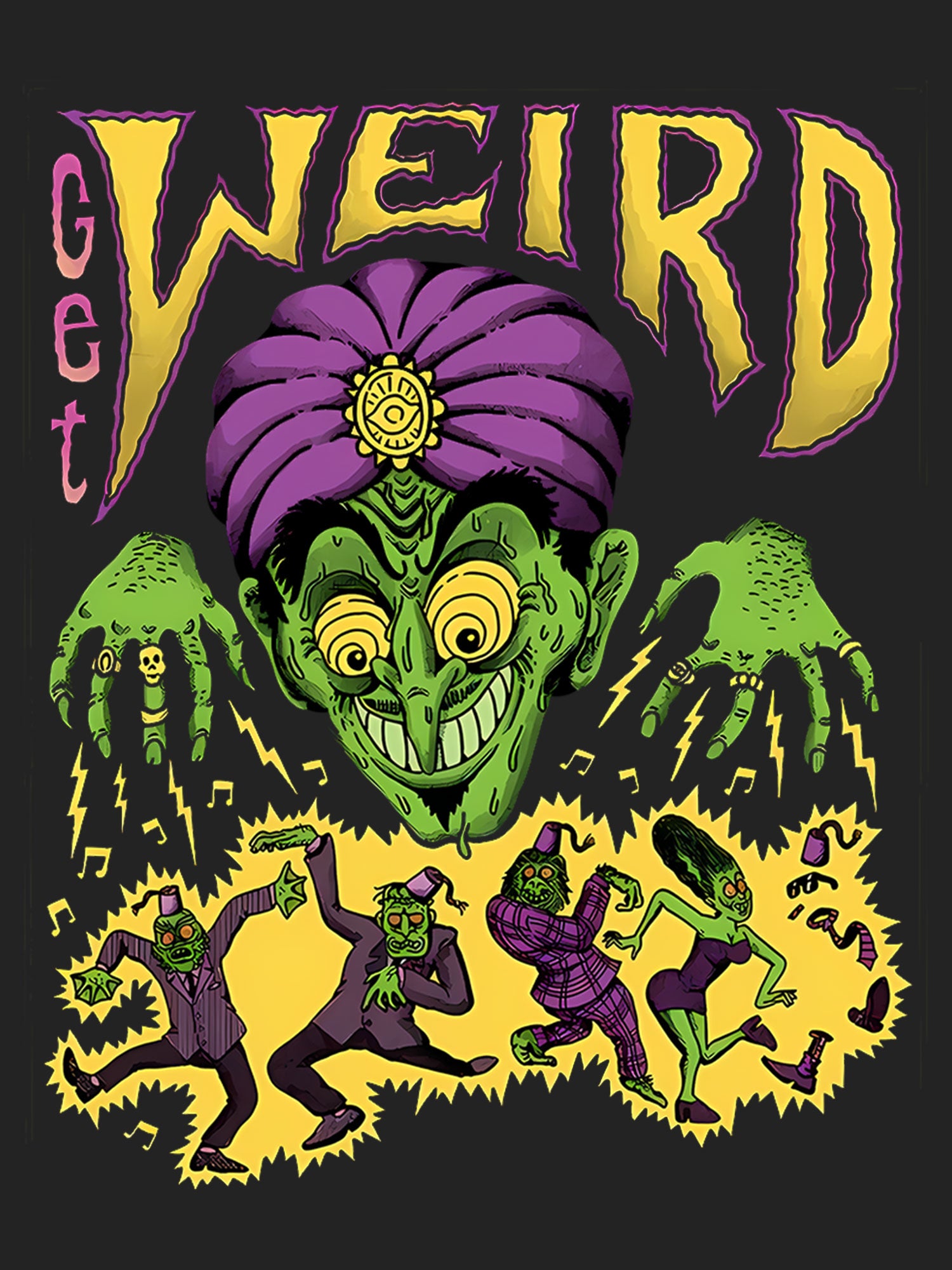 Get Weird Washed Tshirt