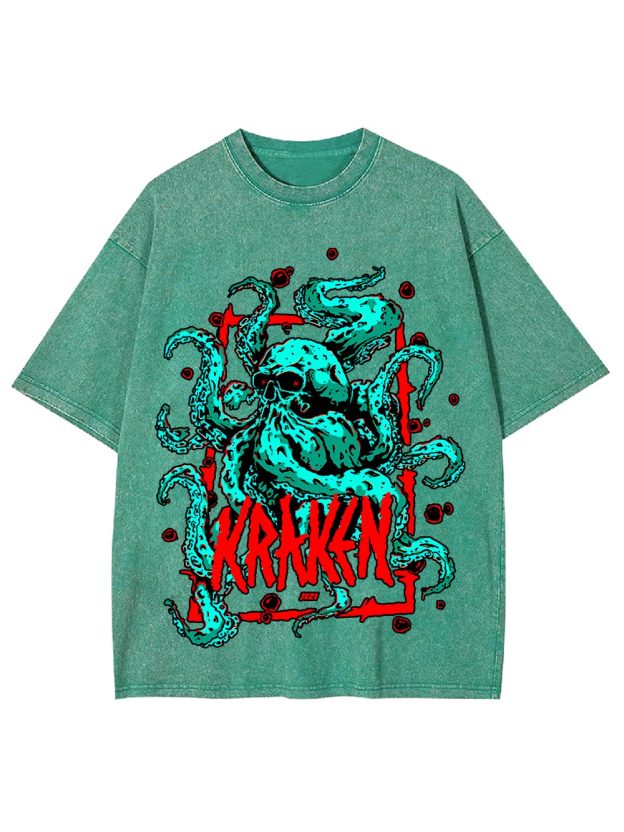 Kraken Washed Tshirt