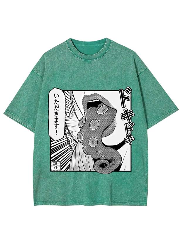 Tentacle Washed Tshirt