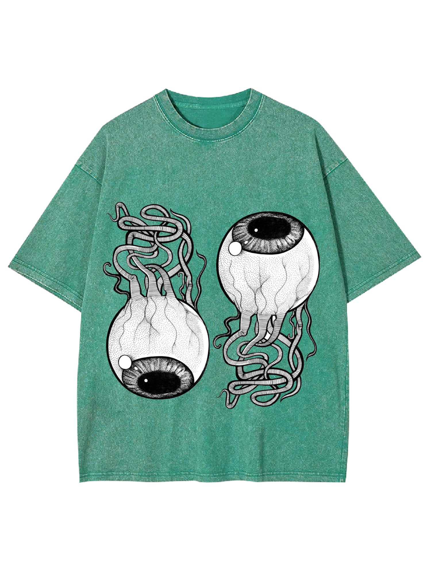 Entangled Gaze Washed Tshirt