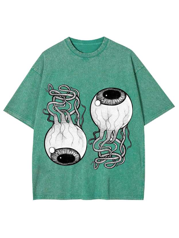 Entangled Gaze Washed Tshirt