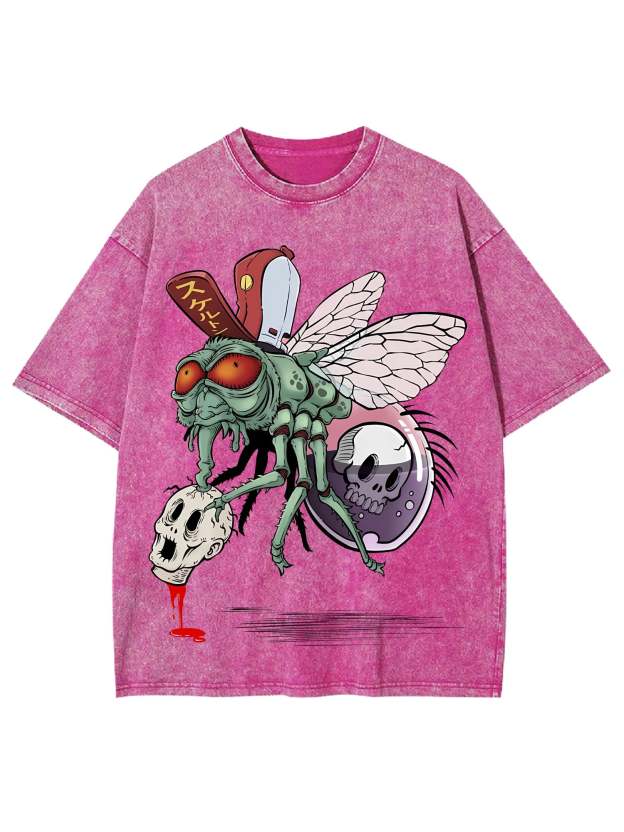 Flying Nightmare Washed Tshirt