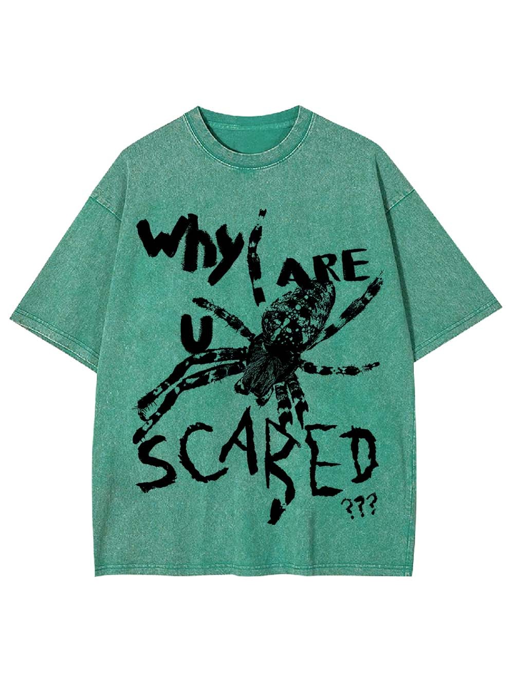 Why Are U Scared Washed Tshirt