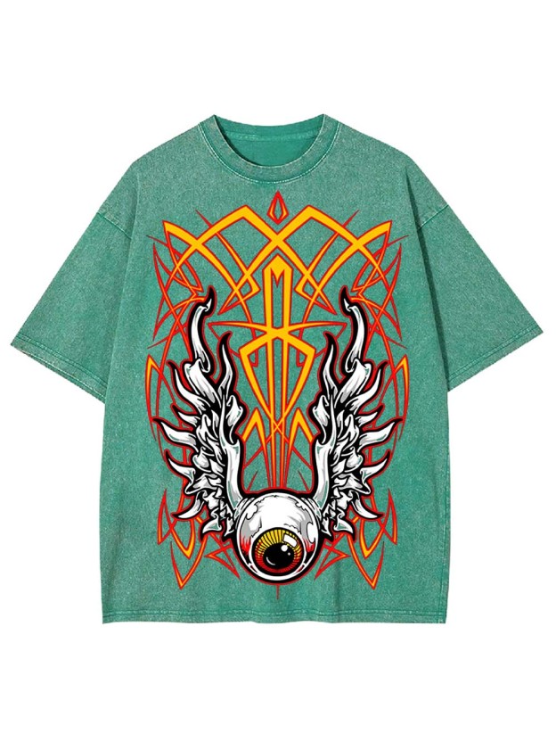Winged Eye Emblem Washed Tshirt