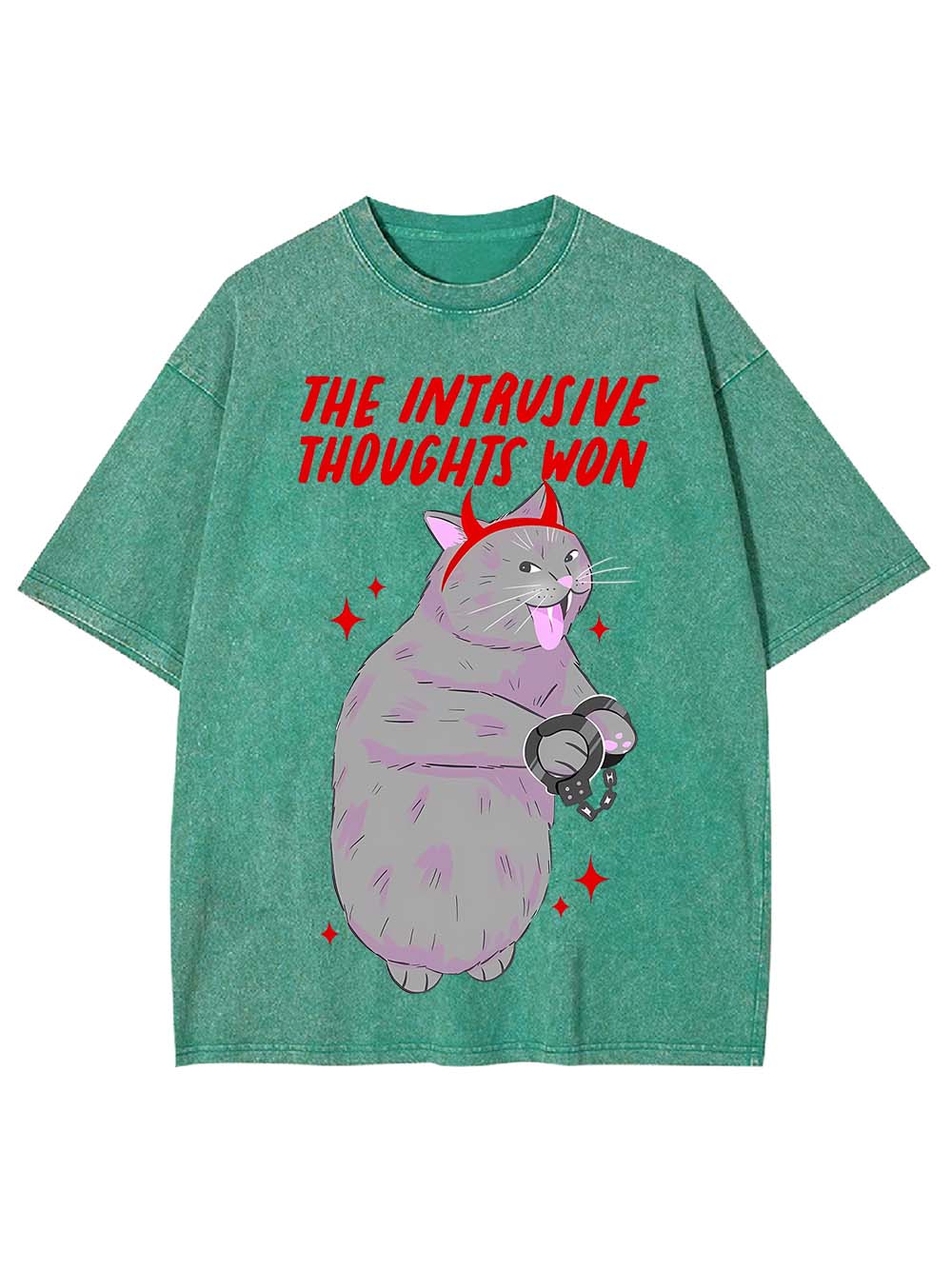 The Intrusive Thoughts Won Washed Tshirt