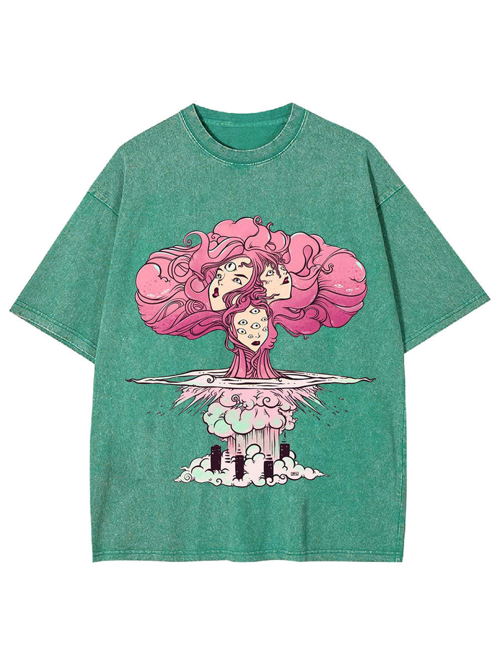 Cosmic Explosion Washed Tshirt