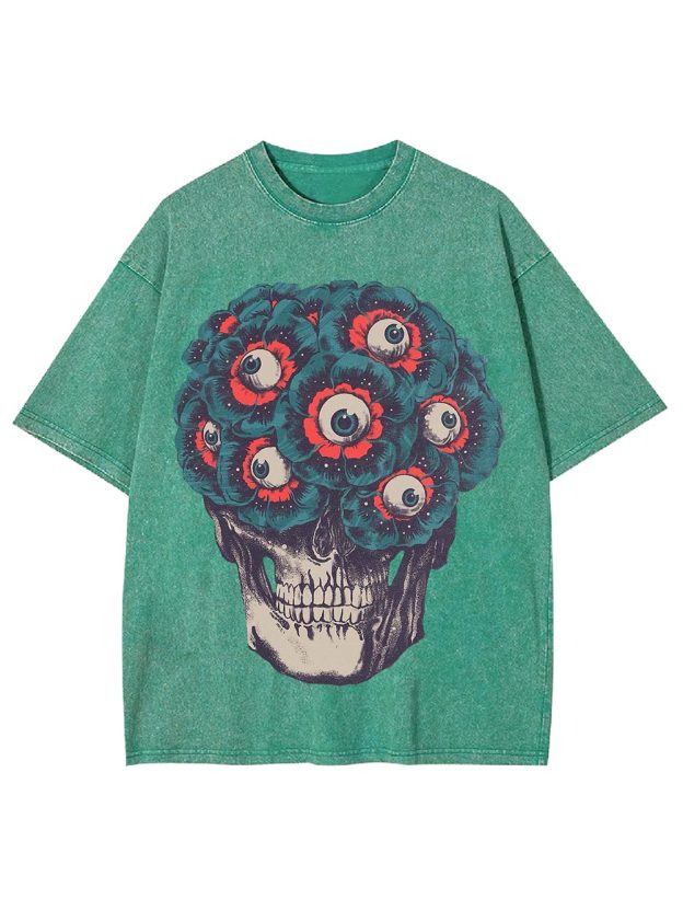 Blooming Gaze Washed Tshirt