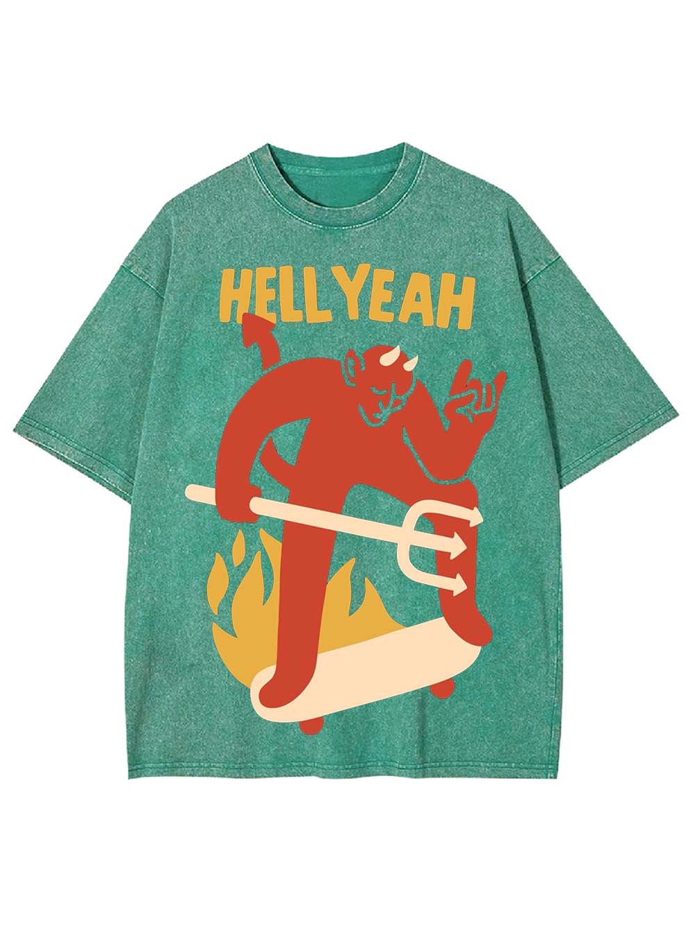 Hell Yeah Washed Tshirt