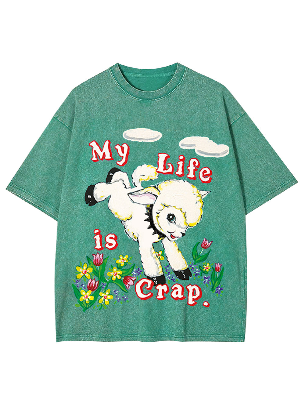 My Life Is Crap Washed Tshirt