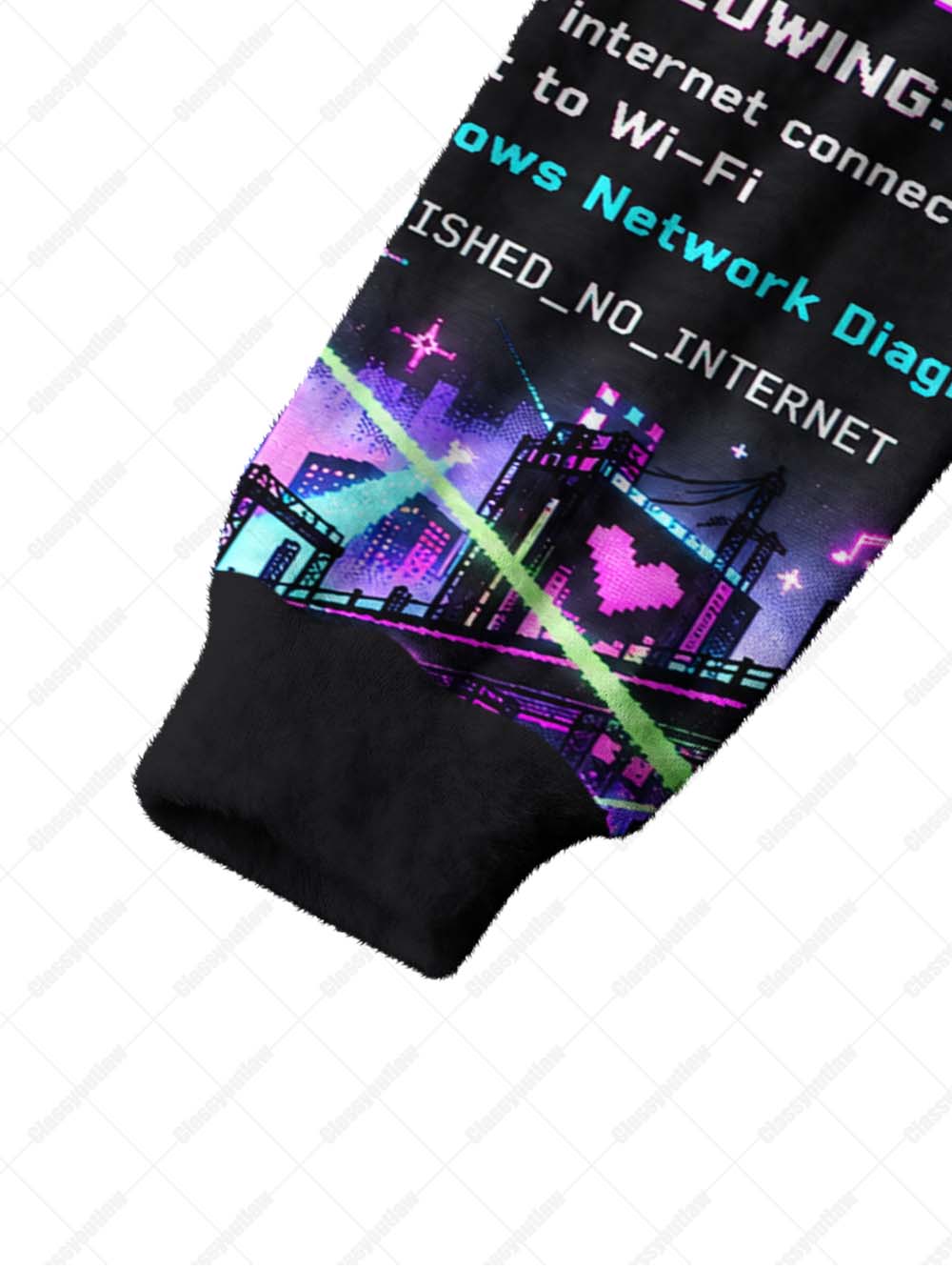 CYBER DISCONNECT UGLY CARDIGAN SWEATERS