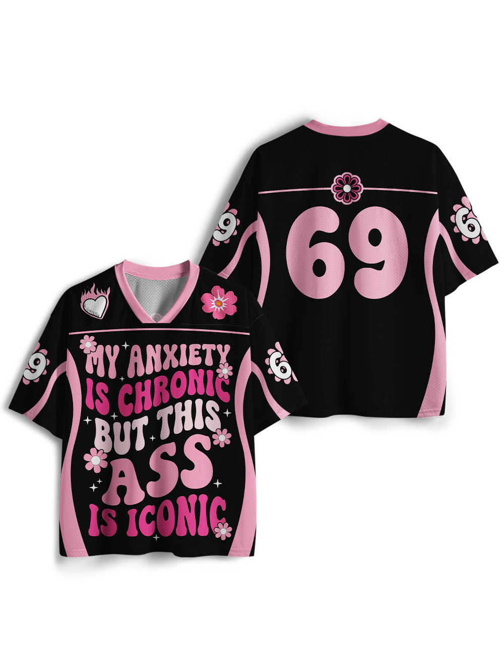 THIS ASS IS ICONIC MESH JERSEY