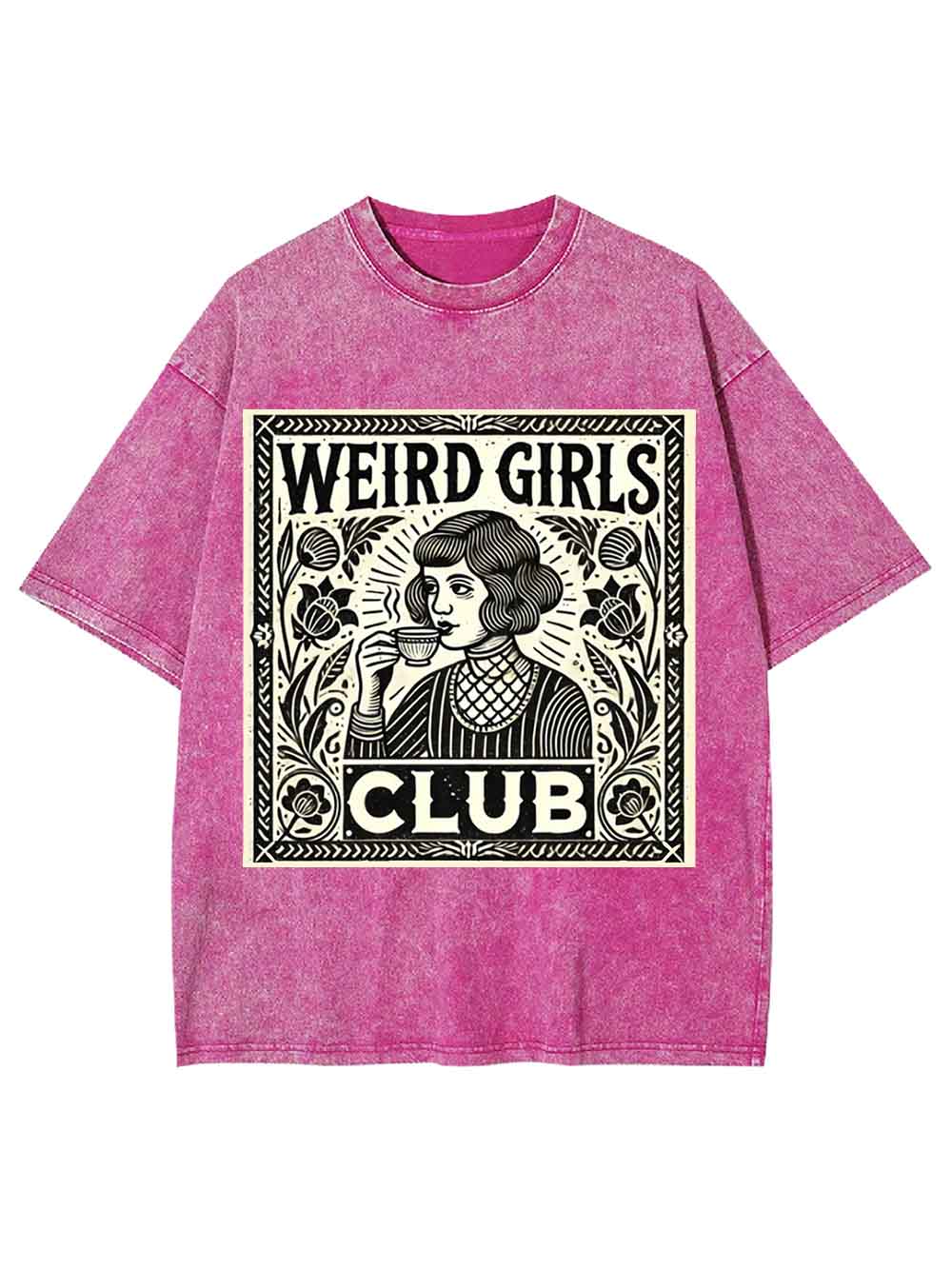WEIRD GIRLS CLUB WASHED TSHIRT