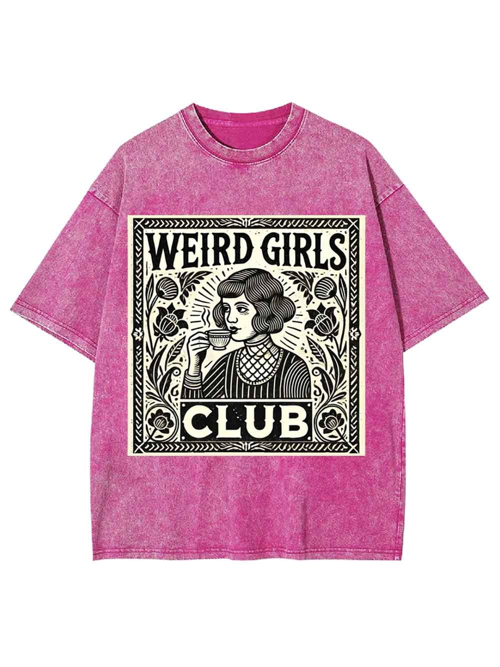 WEIRD GIRLS CLUB WASHED TSHIRT