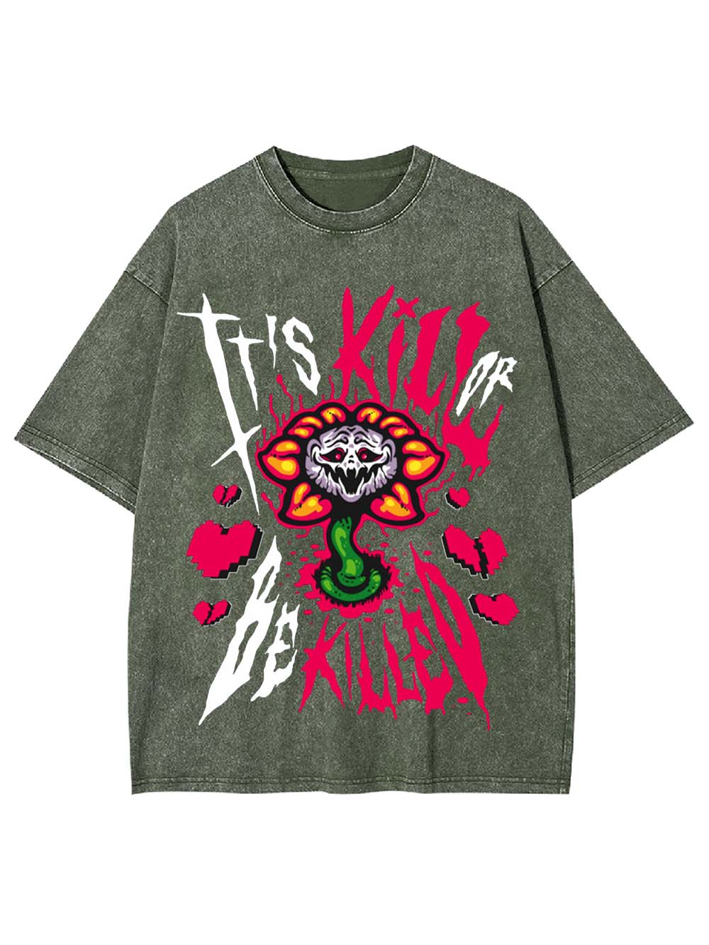 Kill Or Be Killed Washed Tshirt