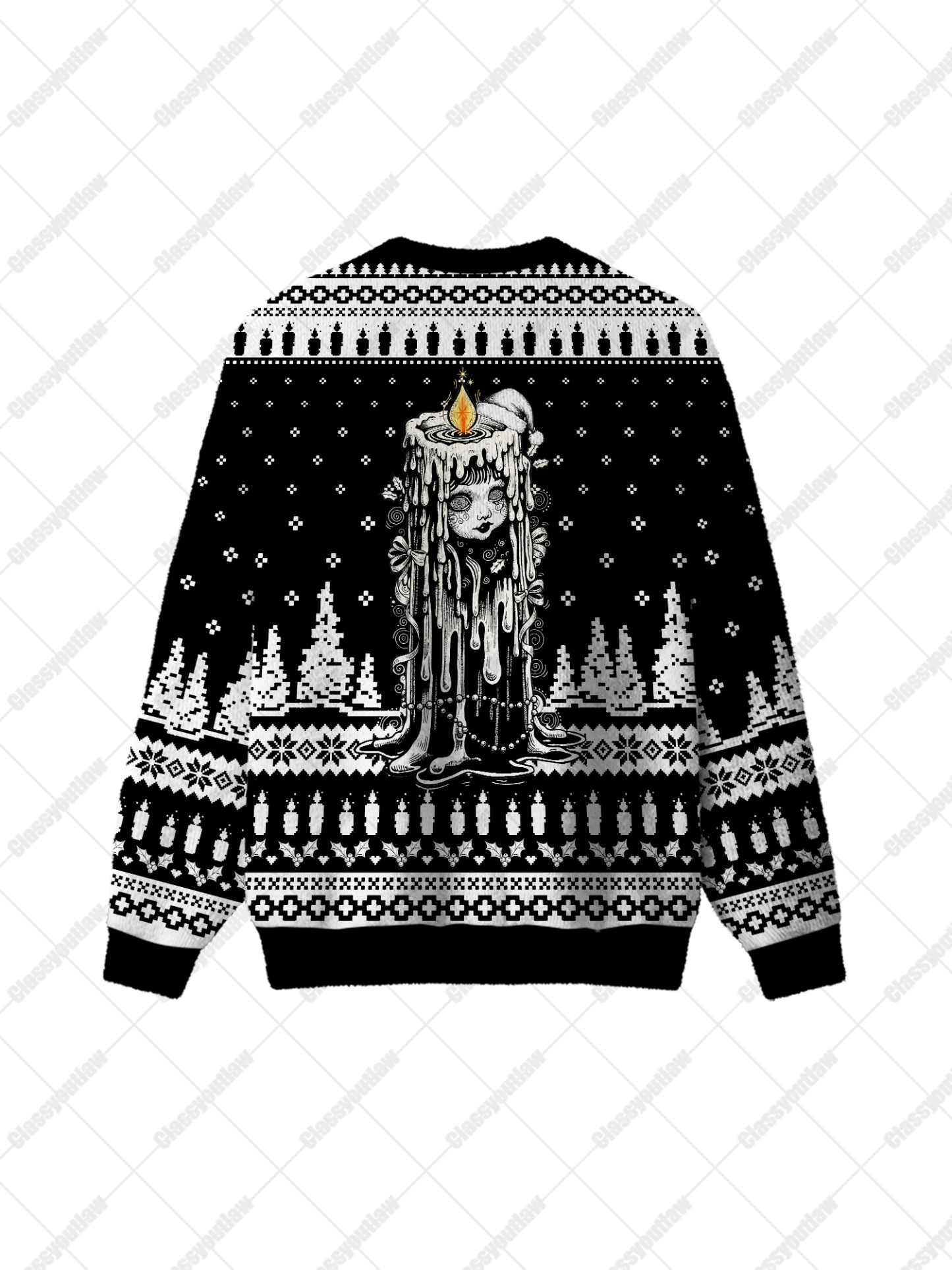 Candle Man UGLY CHRISTMAS SWEATSHIRT