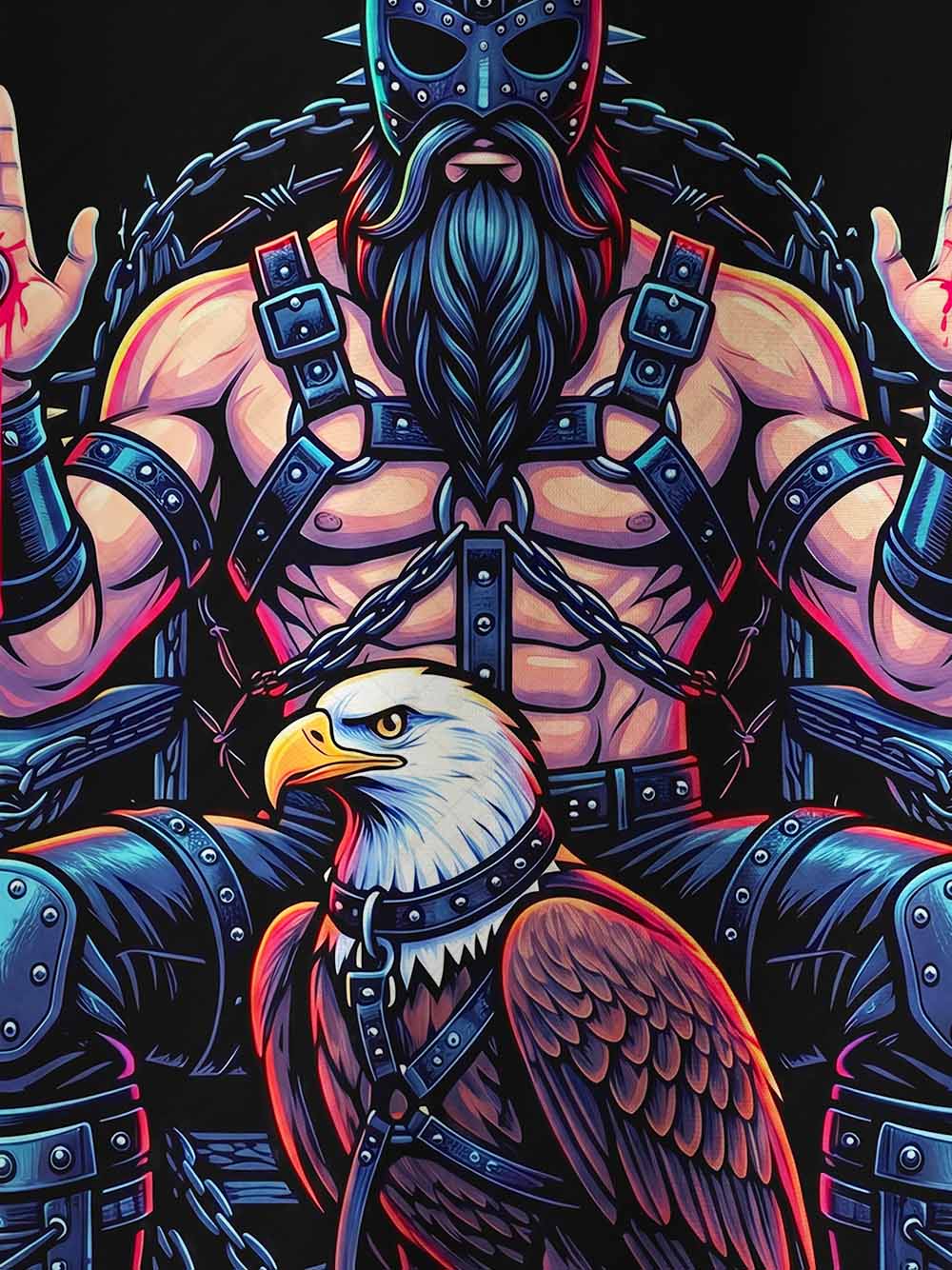 I Bless America Eco Oversized Graphic Tees