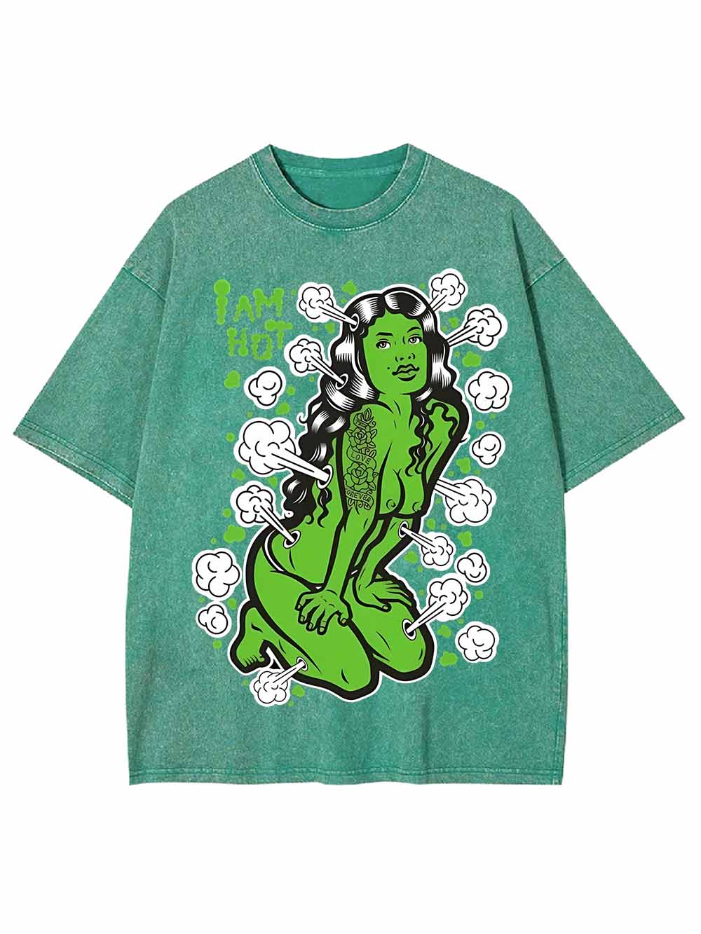 I AM HOT WASHED TSHIRT