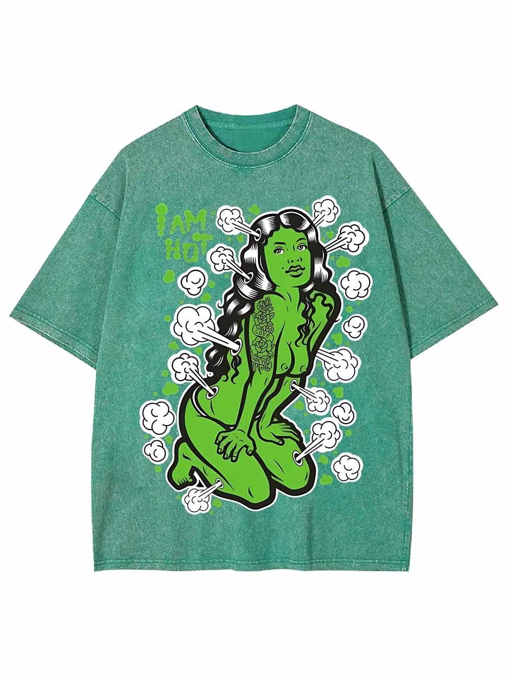 I AM HOT WASHED TSHIRT