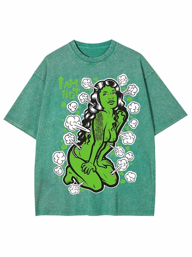 I AM HOT WASHED TSHIRT