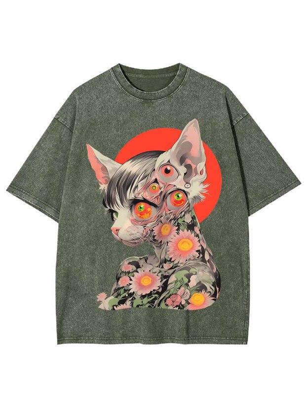 PSYCHEDELIC WASHED TSHIRT