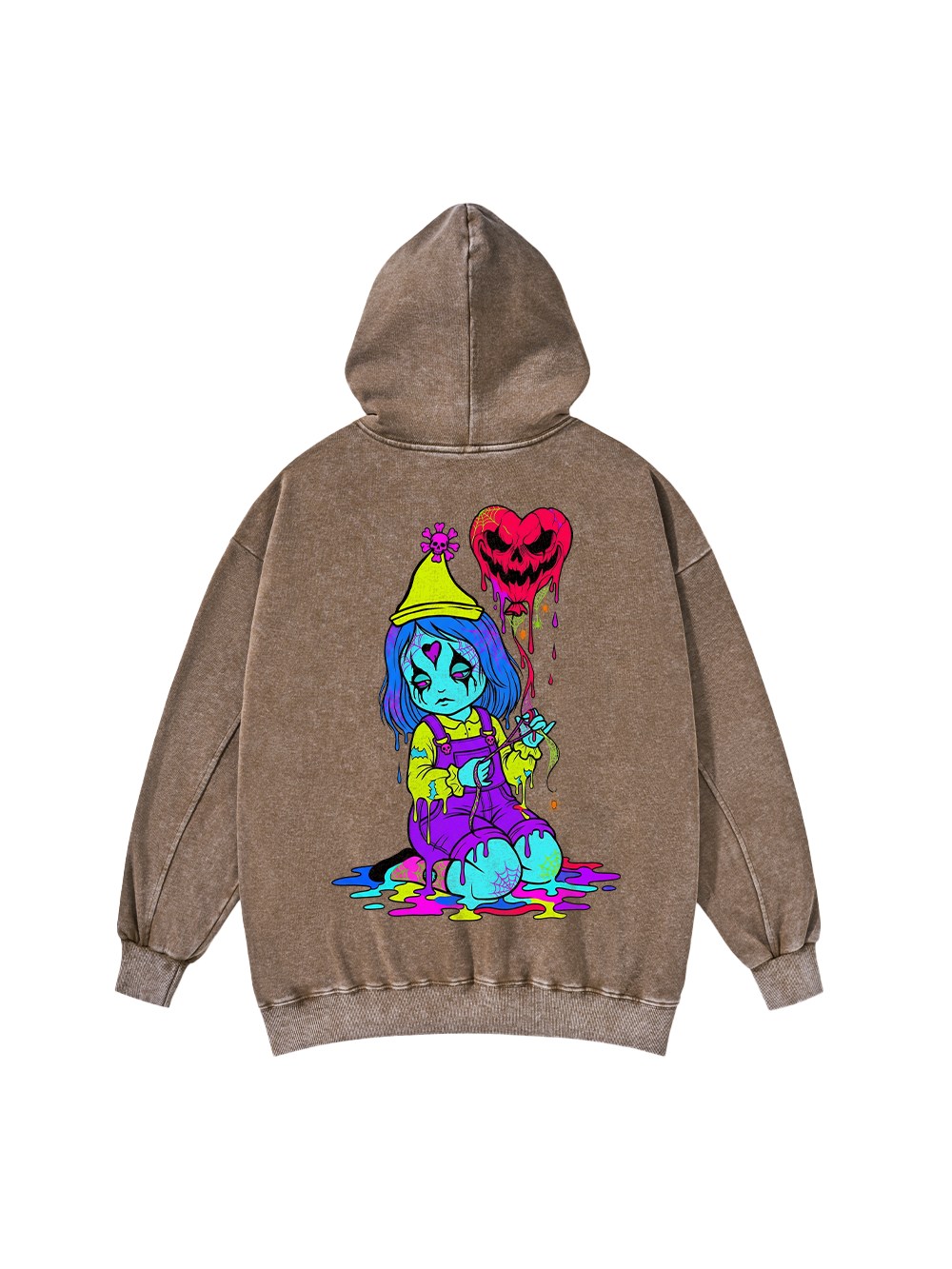 SPOOKY DOLL WASHED HOODIE