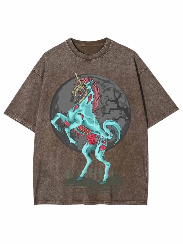 Lunar Unicorn Washed Tshirt