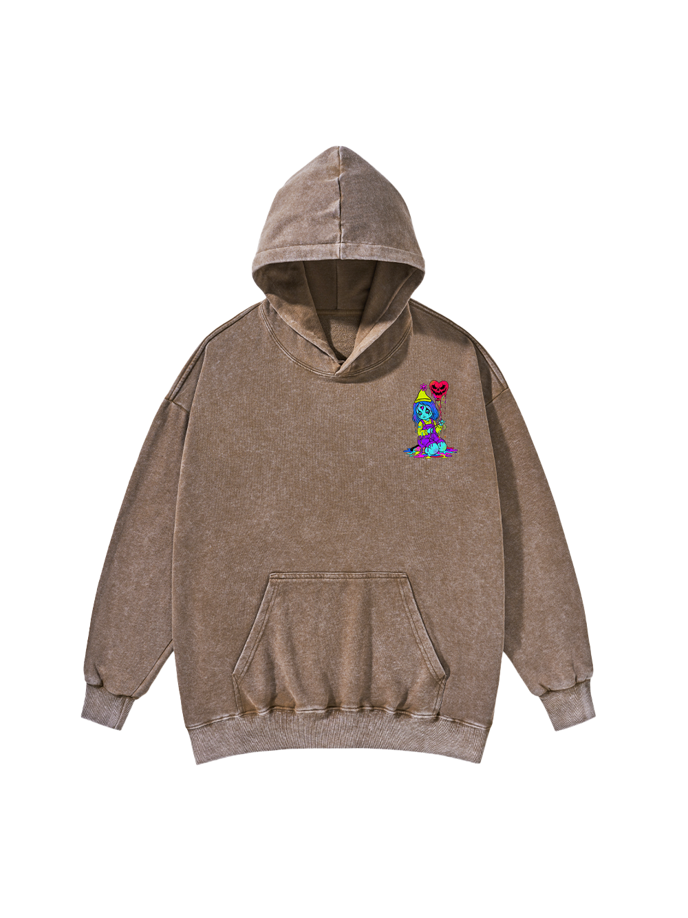 SPOOKY DOLL WASHED HOODIE