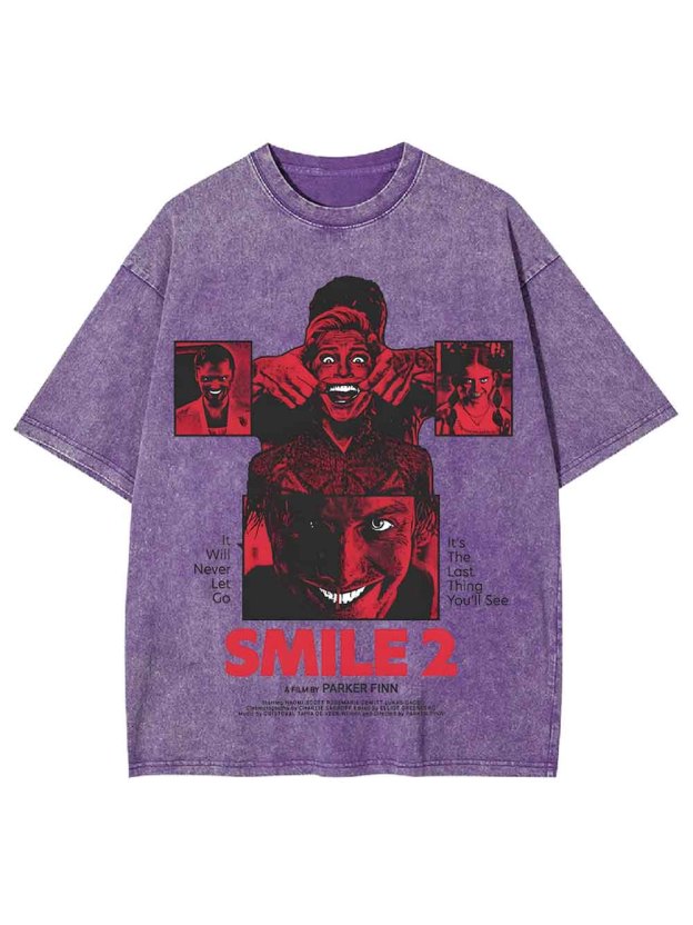 SMILE WASHED TSHIRT