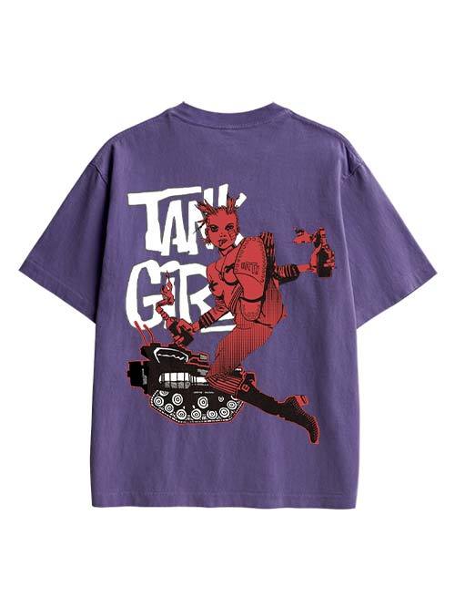 Tank Girl Double Sided Print Washed TShirt