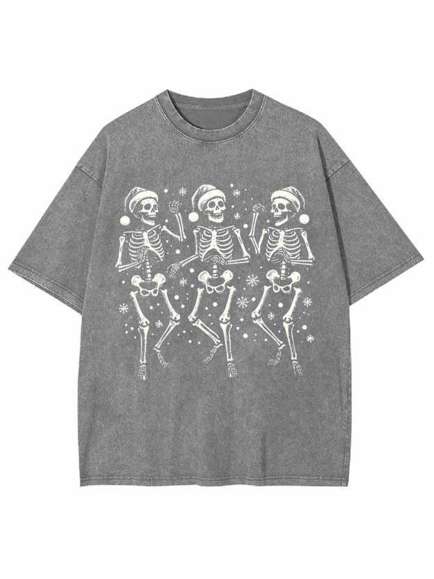 SKELETON Washed Tshirt