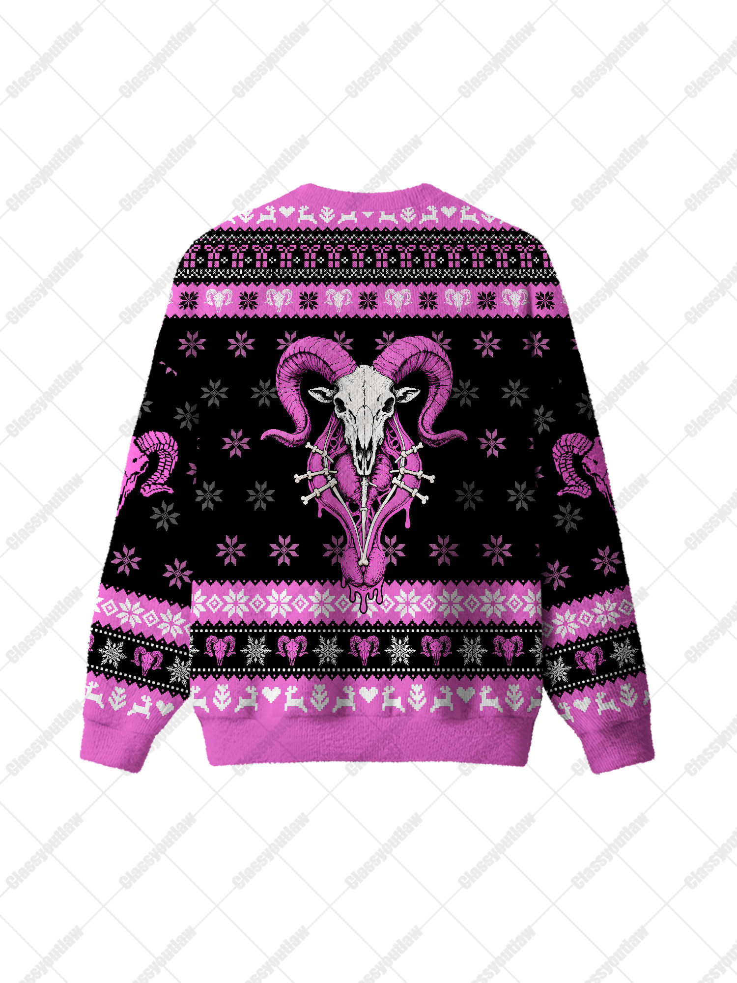 Joy To The Flesh UGLY CHRISTMAS SWEATSHIRT