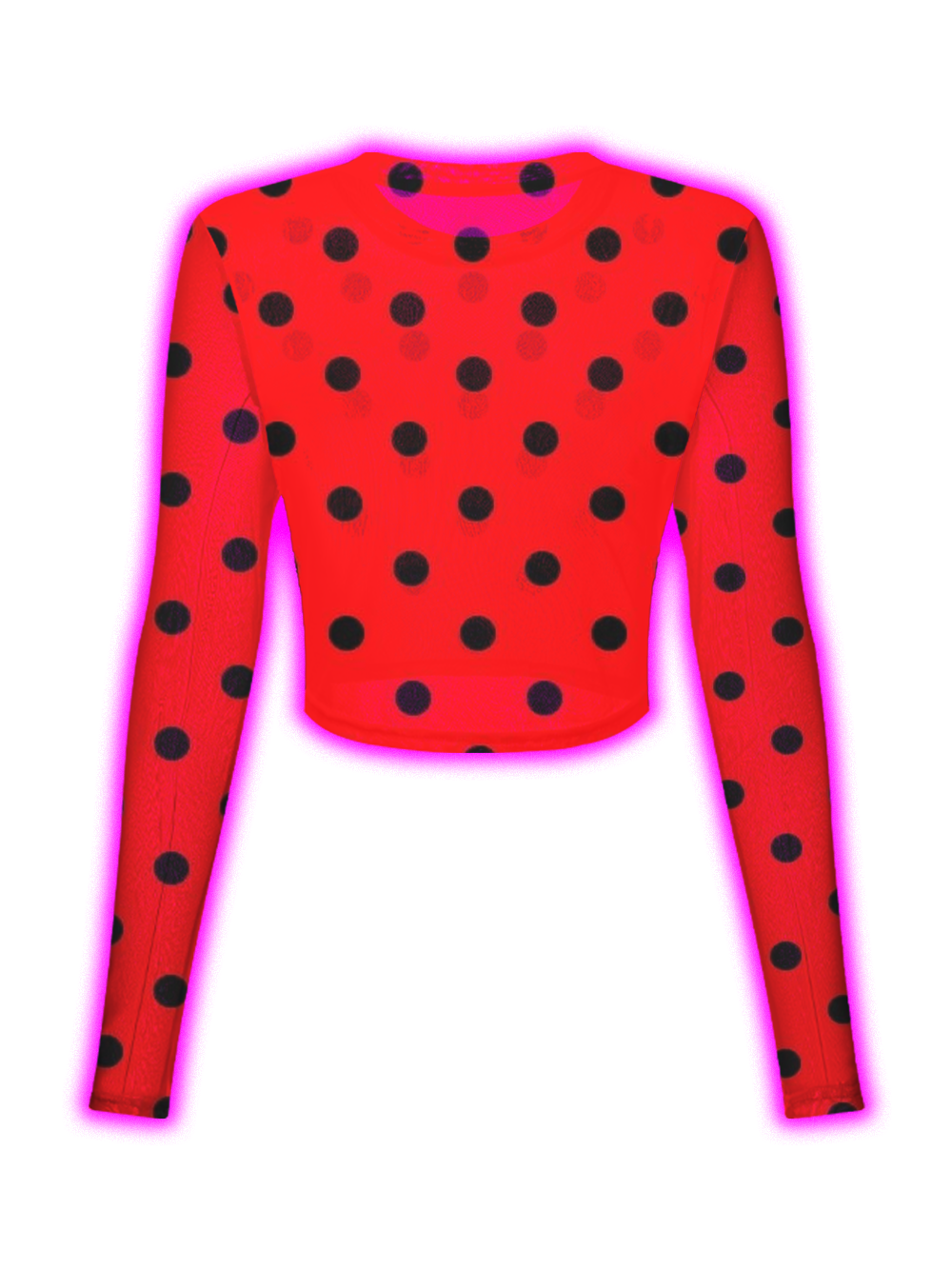 RED DOT MESH TOP