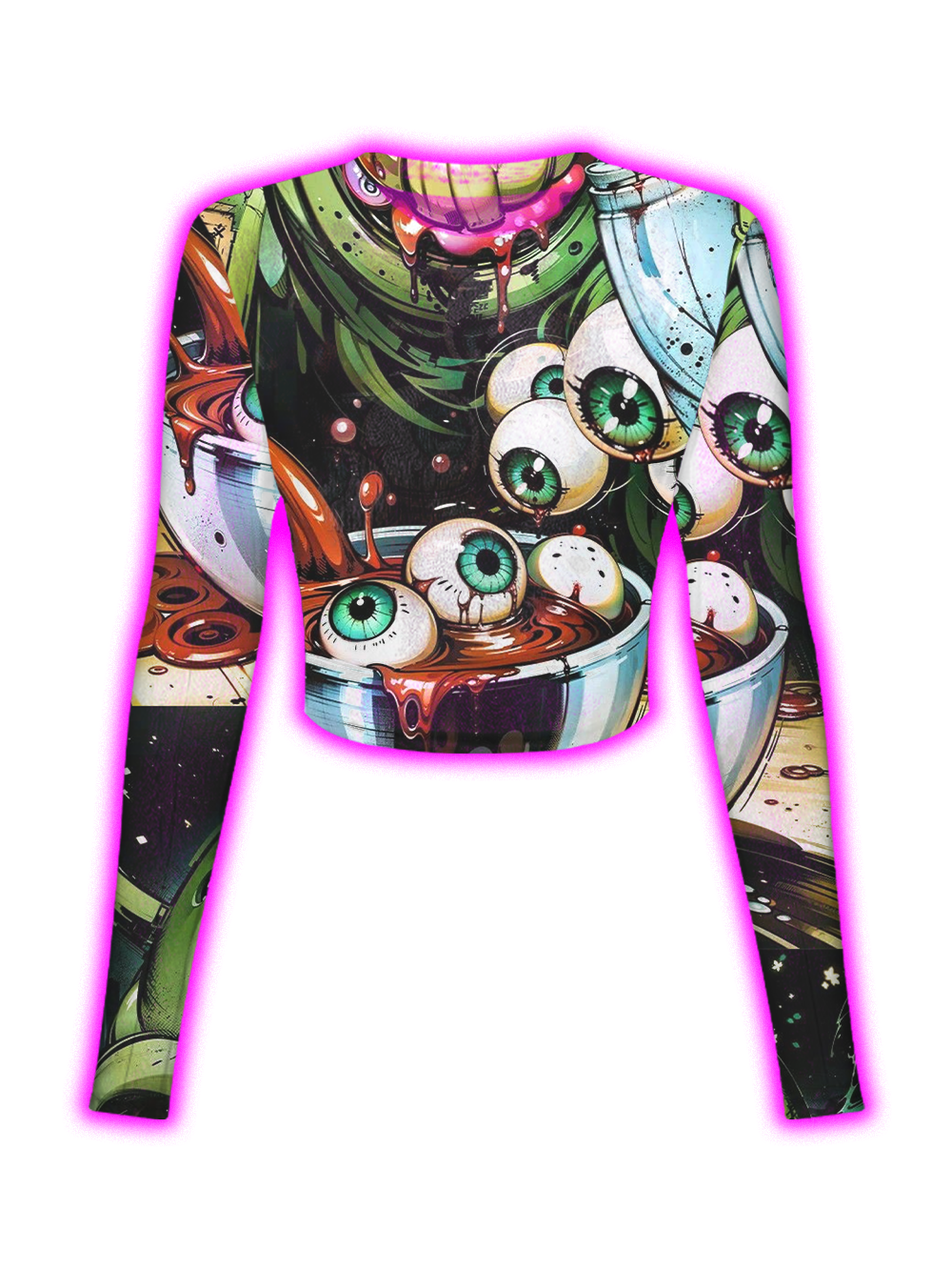 Monster Feast Mesh Top