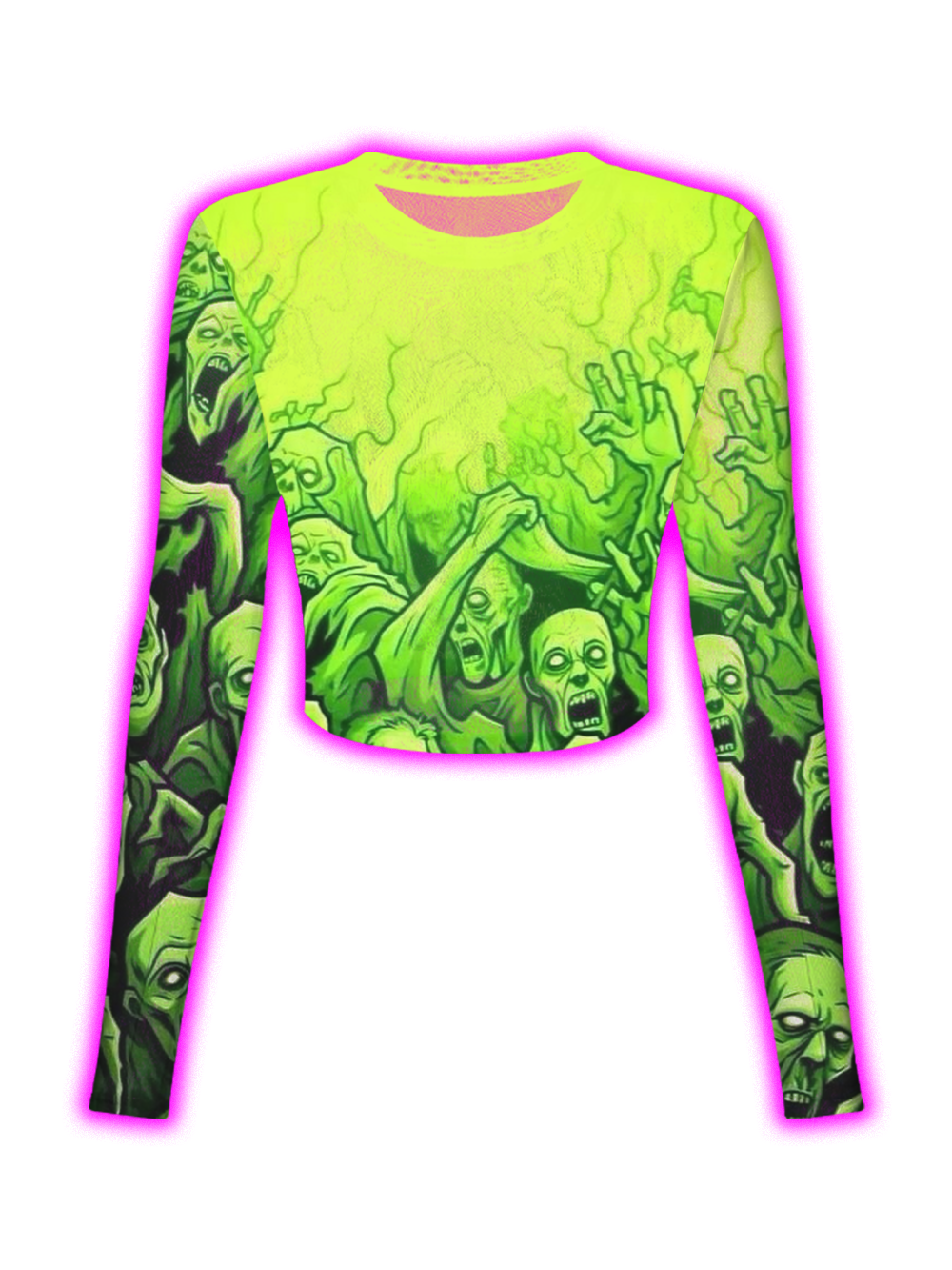 Toxic Souls Cyber Horror Aesthetic Mesh Top