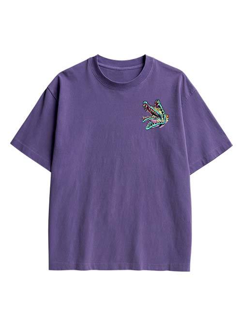 Clown Double Sided Print Washed TShirt