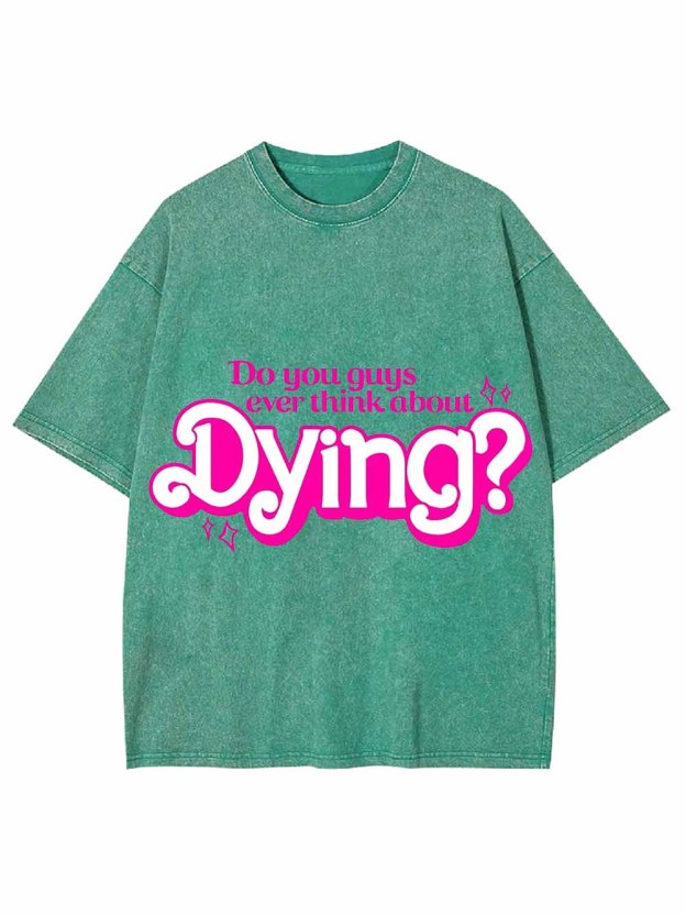 DYING WASHED TSHIRT