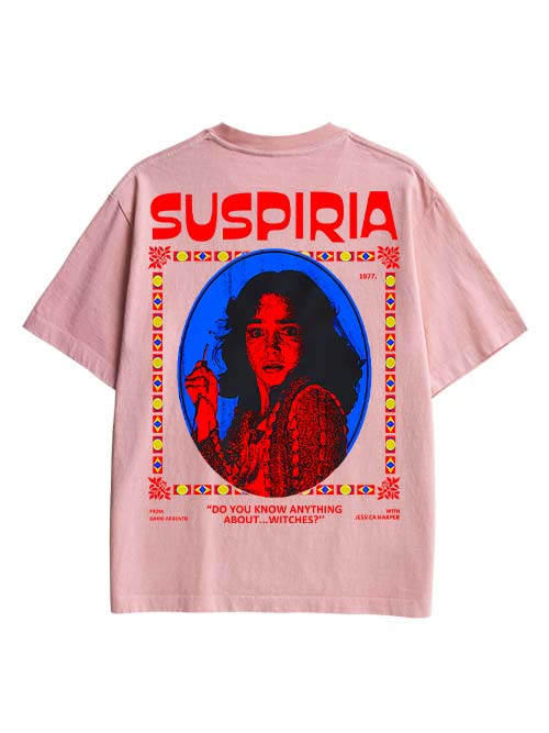 Suspiria Double Sided Print Washed TShirt