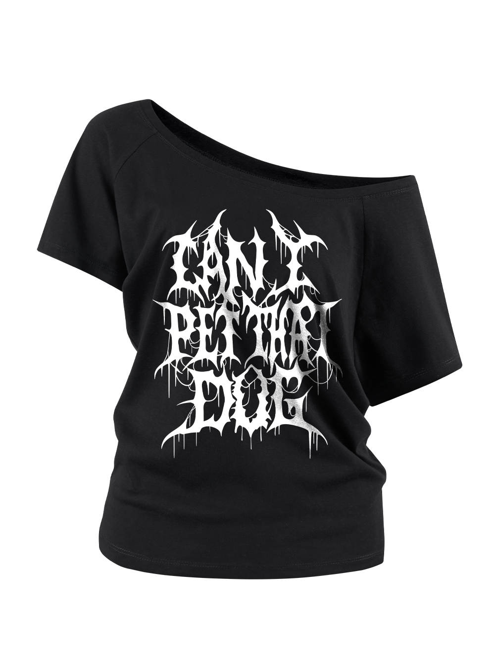 CAN I PET THAT DOG OFF SHOULDER TSHIRT