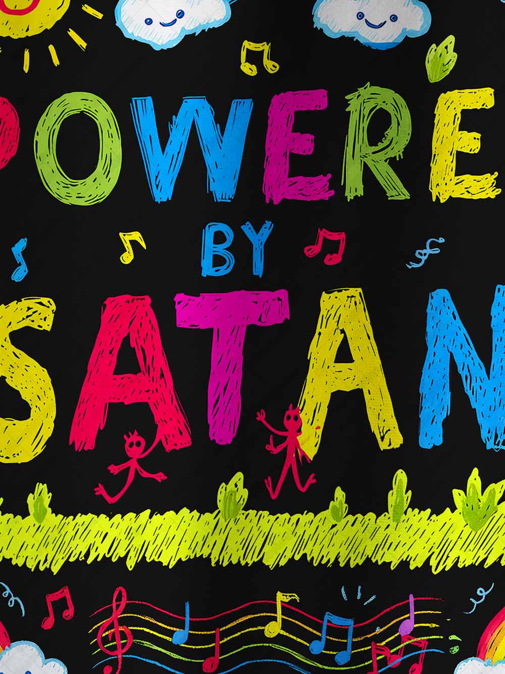 Powered Satan Graphic T-shirt