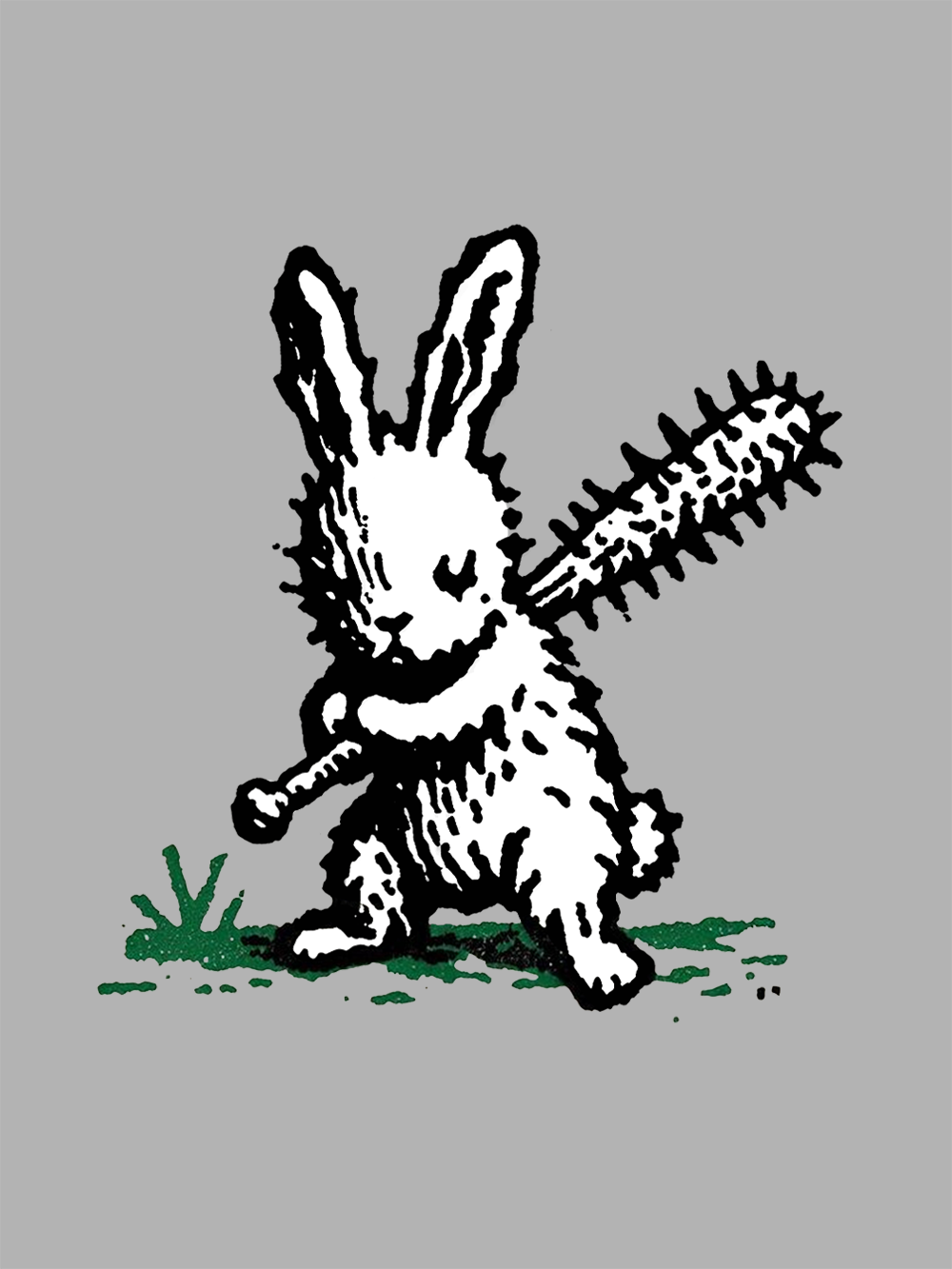 Spiky Bat Bunny Washed Tshirt