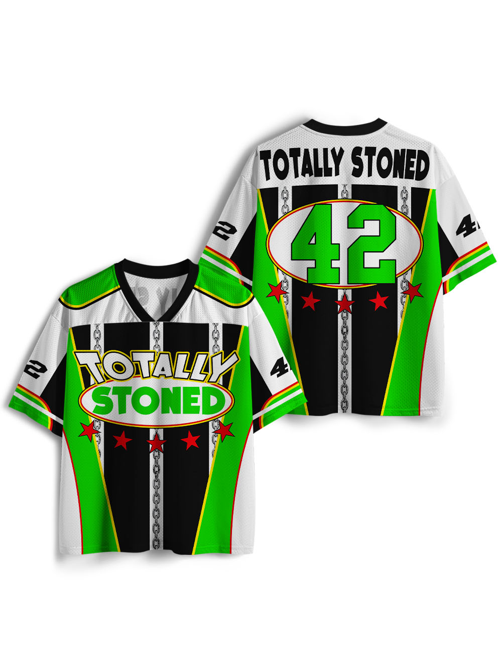 TOTALLY STONED MESH JERSEY